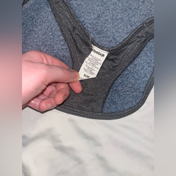 Reebok Reversible Sports Bra (Grey/ White) - Picture 2 of 6